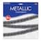 Beistle 15ft. Black & Silver Metallic Tinsel Garland